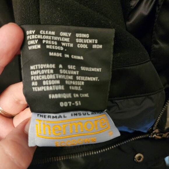 Andrew Marc Real Fur Coat Black XS - Picture 2 of 4